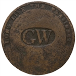 George Washington Long Live the President Inaugural Coat Button From the Very First Presidential Inauguration in 1789